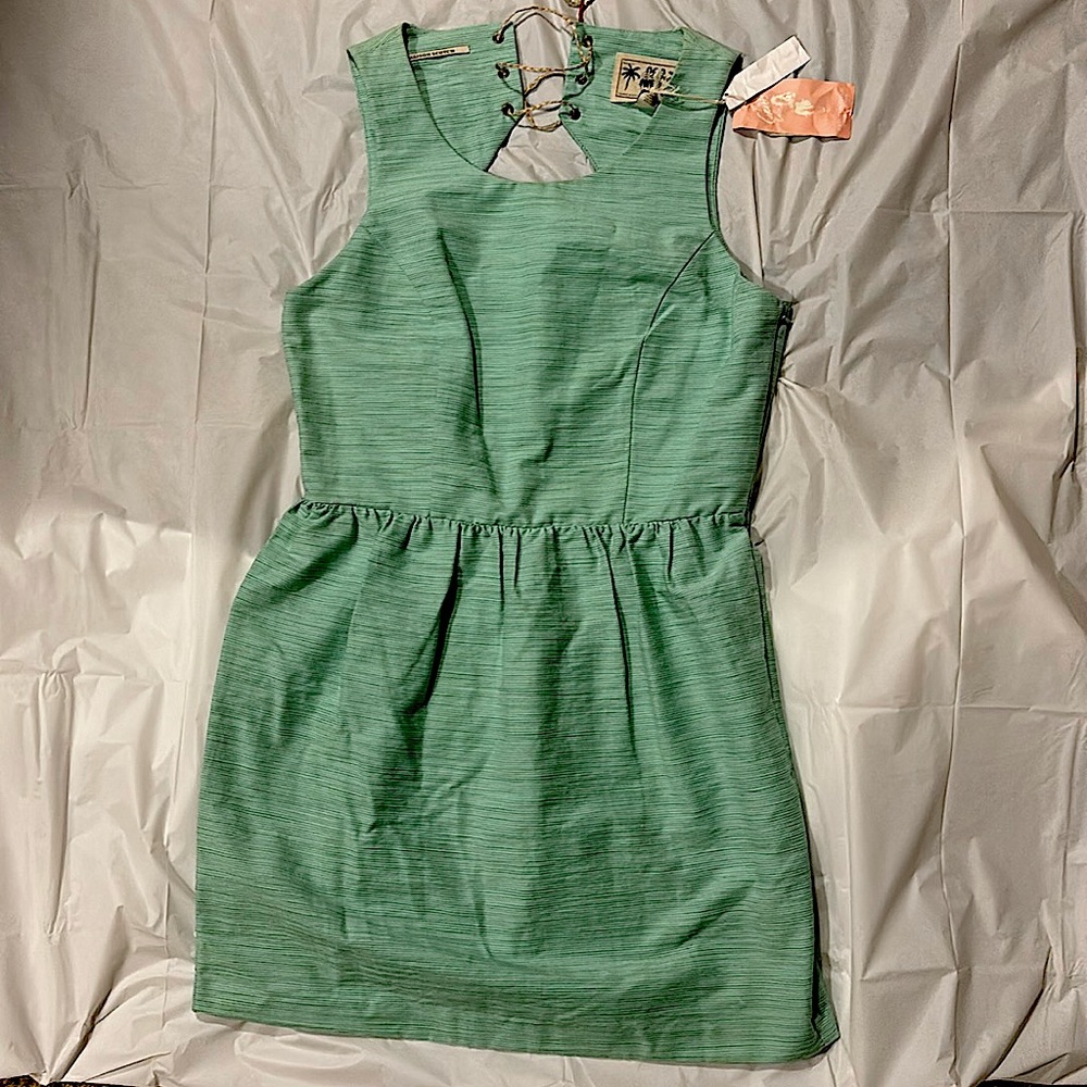 Teal dress that’s giving total beach vibes